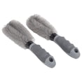 thumbnail image 2 of Tire Clean Brush Car Cleaning Tool 10in Wheel Hub Brush Ergonomic Handle Cleaning Tool For Exhaust Nozzle Engine Compartment, 2 of 8