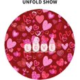 thumbnail image 2 of Valentine''s Day Red Love Heart Tablecloth 60 Inch Mothers Day Table Cloth Waterproof Heart Table Clothes Reusable Circle Table Cover for Holiday Dinner Dining Room Kitchen Decor, 2 of 6