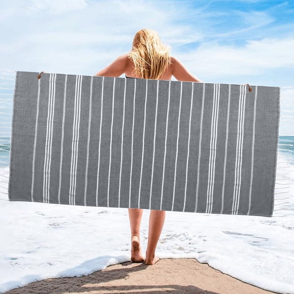 TIMIFIS Oversized Beach Towels 35x 70 in, Microfiber Thin Lightweight Towels for Swimming Pool Camping Beach Accessories, Quickly Dry Bath Blanket for Adults Men Women