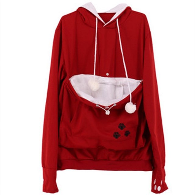 Chandails à Capuchon pour Amoureux des Chats (Vin Rouge, 3TG)