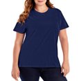 thumbnail image 2 of Hanes SL04 T-Shirt Nano pour Femmes - Bleu Marine, 2X, 2 of 4