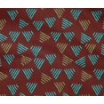 thumbnail image 4 of oneOone Cotton Flex Fabric Triangle Block Printed Fabric 1 Yard 40 Inch Wide, 4 of 4