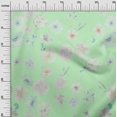 thumbnail image 2 of oneOone Polyester Lycra Fabric Flower Watercolor Decor Fabric Printed BTY 56 Inch Wide, 2 of 4