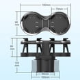 thumbnail image 3 of ETHKIA Porte-Gobelet pour Voiture Véhicule, Expanseur, Double Fente, Isolant, Support Compact pour Boissons, Support de Gobelet d'Eau Extérieur, Installation Facile, Noir, 3 of 6