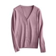 thumbnail image 3 of MeetoTime Women's Long Sleeve Lightweight Cardigans Open Front Button down Soft Knit Sweater Outwear, 3 of 7
