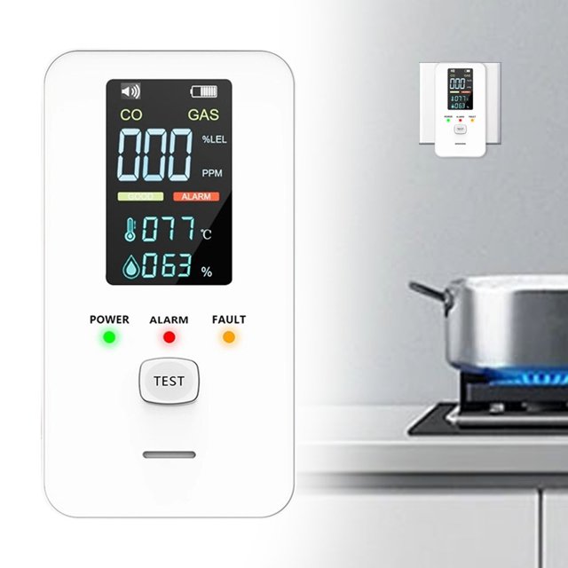 4 In 1 Detector With LCD Screen Your Home With Haven Real Time Display For Home Apartment Hotel Camping RV