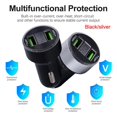 thumbnail image 3 of Cigarette Lighter 2 USB Charger Car Charger Adapter Cell Phone Charging PlugUK, 3 of 7