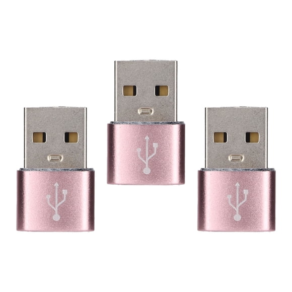 Adaptateur USB Mâle vers Type-C Femelle, Accessoires de Câble de Données Performance Stable Prêt à l'Emploi Haute Vitesse de Transmission pour Téléphone Mobile pour Transfert de Données Blanc,Rouge,Or,Argent