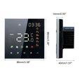 thumbnail image 2 of Smart Thermostat 3A Digital Programmable LCD Display Touchscreen Underfloor Heating Temperature Controller Digital Intelligent Wall Thermostat for Water Heating, 2 of 8