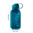thumbnail image 3 of Bouteille d'Eau de Sport Étanche avec Poignée, Gobelet d'Espace pour Gym, Mise en Forme, Yoga, Exercice, 3 of 6