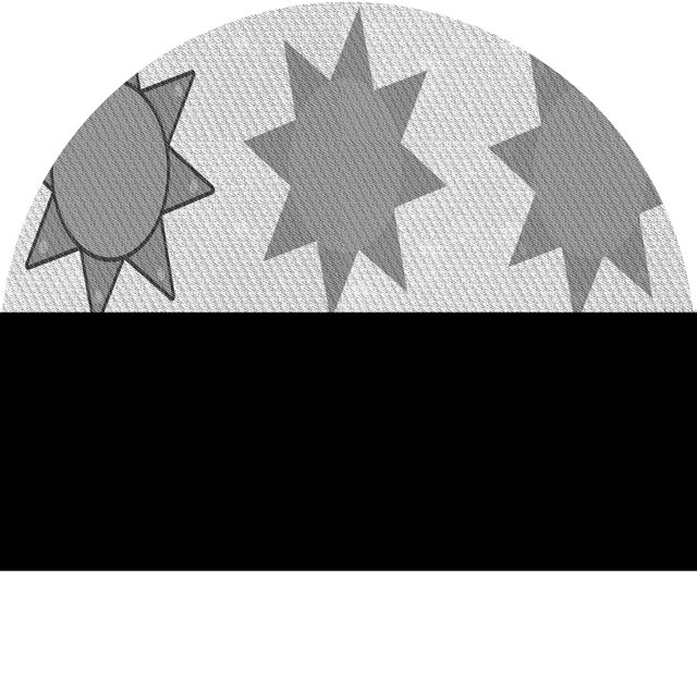 Ahgly Company Tapis d'Intérieur Lavables en Machine, Carrés Transitionnels, Gris Platine, 3' Carré