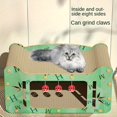 thumbnail image 4 of 1pc Lit de Chat, Nid de Chat avec Planche à Gratter, Jouets d'Activité Décorative, Chaton, 4 of 5