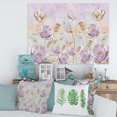 thumbnail image 1 of Designart Blossoming Flowers In Pastel Tones Canvas Wall Art, 1 of 4