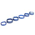 thumbnail image 2 of Sonew Climate Control Knob Ring,AC Button Trim,6PCS AC Audio Headlight Button Covers Blue Short Type Replacement For Ford F‑150 4‑Wheel Drive Trailer 2018‑2020, 2 of 8