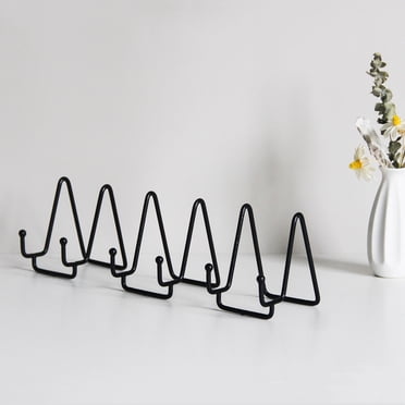 LSLJS Black Display Stand Easel Storage Stand Book Holder for Picture, Decorative, Book, Photo Easel 3PC, Storage Rack