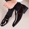 thumbnail image 2 of RKSTN Chaussures Habillées pour Hommes Mode Décontractée à Bout Pointu Chaussures en Cuir Confortables Chaussures Décontractées Chaussures en Cuir pour Hommes, 2 of 7