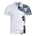 thumbnail image 5 of Cameland Ensemble Estival de Survêtement pour Homme, Chemise Mode Décontractée à Manches Courtes, Blouse et Chemise à Col Rabattu à Manches Courtes, 5 of 5