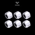 thumbnail image 3 of 6 Pcs Granzon GD-FT14 Raccord de Tube Dur Anti-off, pour Tuyau Rigide OD14mm PETG PMMA, Filetage G1/4 Pieds' Raccord de Refroidissement à Eau Argent, 3 of 6