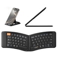 thumbnail image 1 of ProtoArc Ergonomic Foldable Keyboard, XK03 Split Folding Travel Bluetooth Keyboard, Ultra Slim, Portable for iPad, iPhone, Tablet, Laptop, PC, 1 of 9