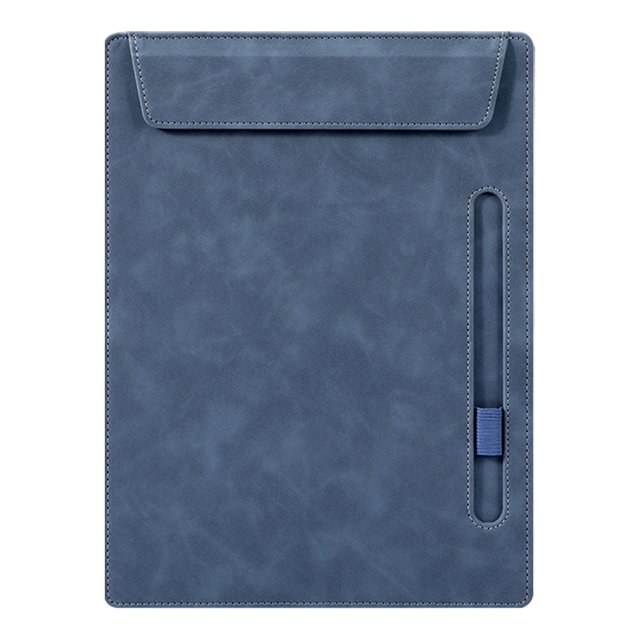 Upgraded Leather Board Clip File Folder with Pen Holder, A4 Paper Organizer, File Organizer, Stylish Writing Folder for Office and School
