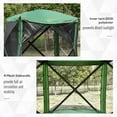 thumbnail image 4 of Outsunny Pavillon Moustiquaire Escamotable pour Camping, Installation Instantanée, Vert, 4 of 9