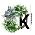 thumbnail image 2 of Unique Last Name Year Round Front Door Wreath With Bow Welcome Sign Garland 26 Letter Farmhouse Wreath For Front Door Spring All Seasons Outside Hanger, 2 of 3