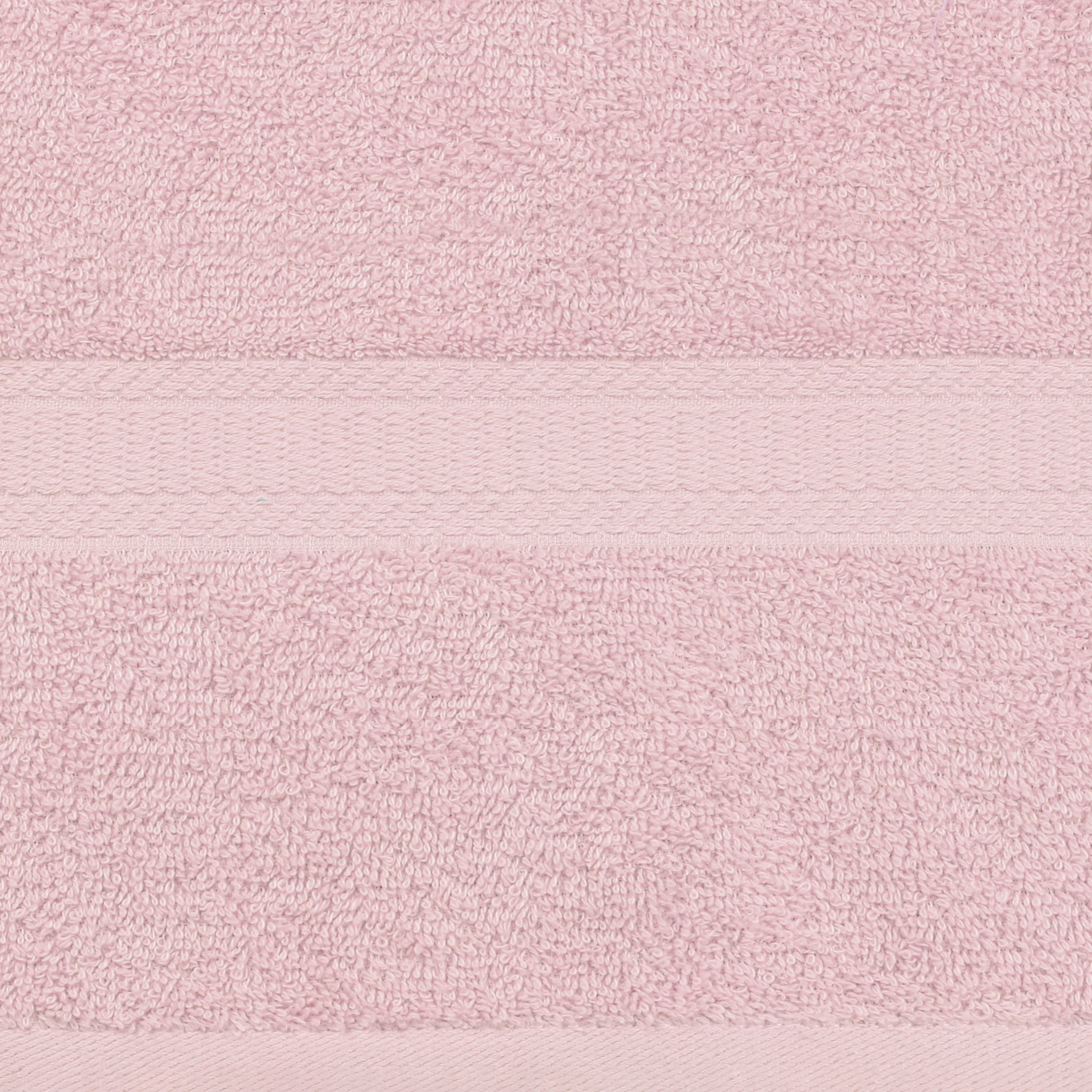 Mainstays Basics Solid Bath Sheet, Soft & Durable, 100% Cotton, Pink