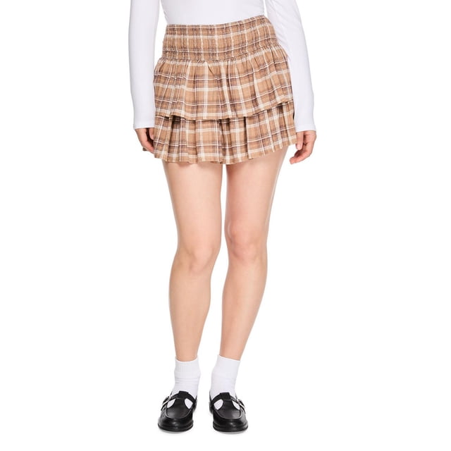 Jupe-short étagée No Boundaries pour femmes