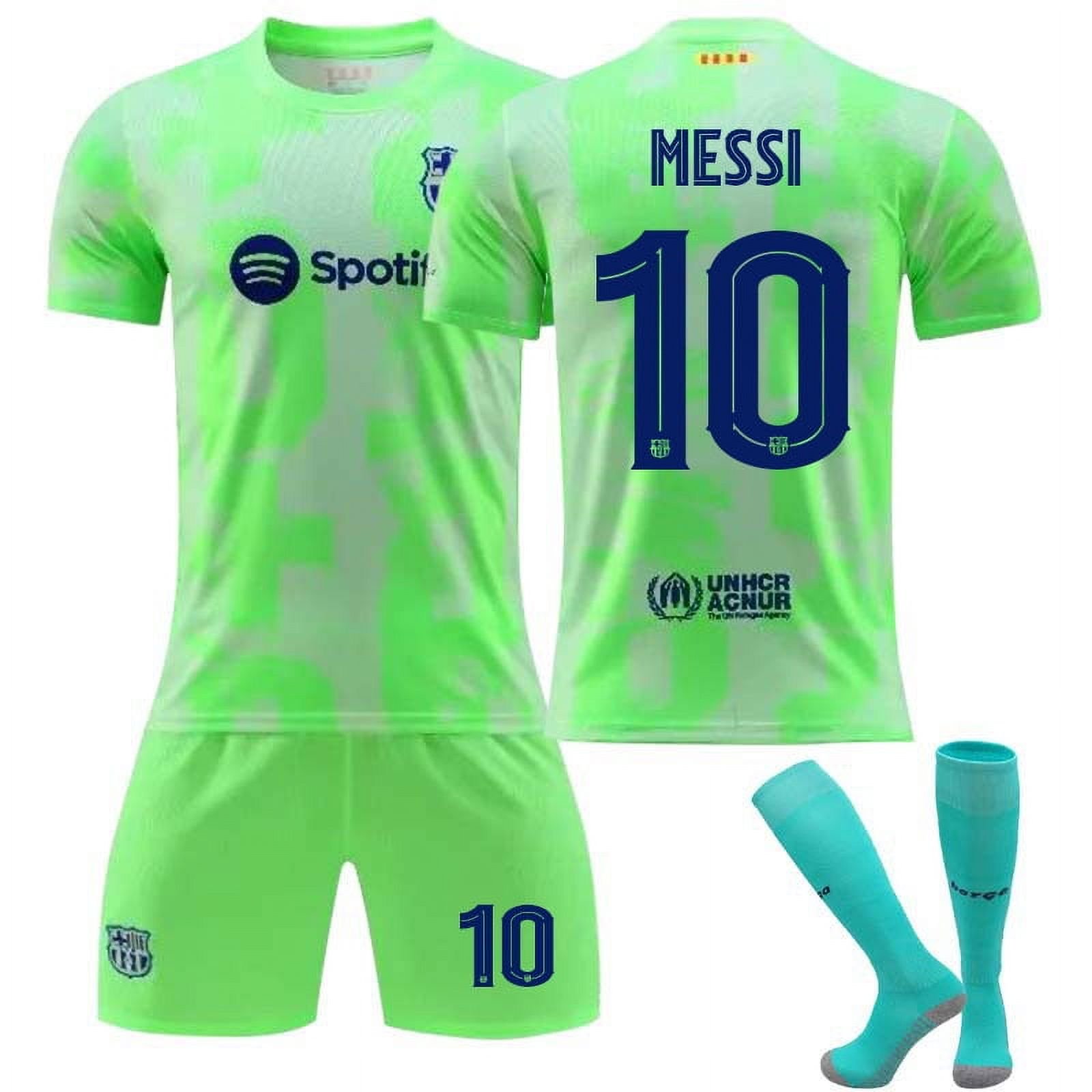 2425 Barcelona Jersey No. 19 Yamal 20 Olmo Fluorescent Green