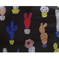 thumbnail image 5 of oneOone Georgette Viscose Fabric Leaves & Floral Block Printed Fabric 1 Yard 42 Inch Wide, 5 of 5