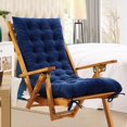 thumbnail image 1 of SUTENGDA Rainproof Rocking Chair Cushion -Weather Replacement Cushion  Indoor/Outdoor High Back Chair Cushion  Patio Chair Seat Cushions (Blue Premium   18.9” x 47.3”), 1 of 6