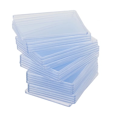 KLKCMS 25Pcs Card Holder Card Sleeves Protectors Collecting Supplies