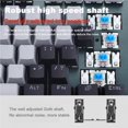 thumbnail image 4 of 87 Touches Clavier Bluetooth Clavier Mécanique à Trois Modes pour Tablette N°2, 4 of 8
