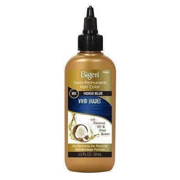Bigen Vivid Shades Semi Permanent Hair Color - IB3 Indigo Blue
