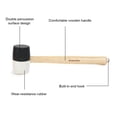 thumbnail image 2 of WorkPro 16Oz Rubber Mallet Hammer, 2 of 7