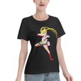 thumbnail image 2 of Women's Basic Short Sleeve T-Shirt Sailor Moon Moon Hare, 2 of 6
