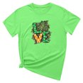 thumbnail image 4 of T-shirt de la Saint-Patrick pour Femmes Mode Col Rond Imprimé Manches Courtes T-shirt Décontracté Ample Hauts T-Shirts de la Saint-Patrick pour Femmes, 4 of 6