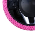 thumbnail image 3 of Universal Soft Warm Plush Car Case Plush Steering Wheel Cover Elastic Automobiles Auto Steering-Wheel Case Protector, 3 of 5