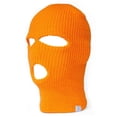 thumbnail image 1 of TopHeadwear 3-Hole Ski Face Mask Balaclava, Neon Orange, 1 of 2
