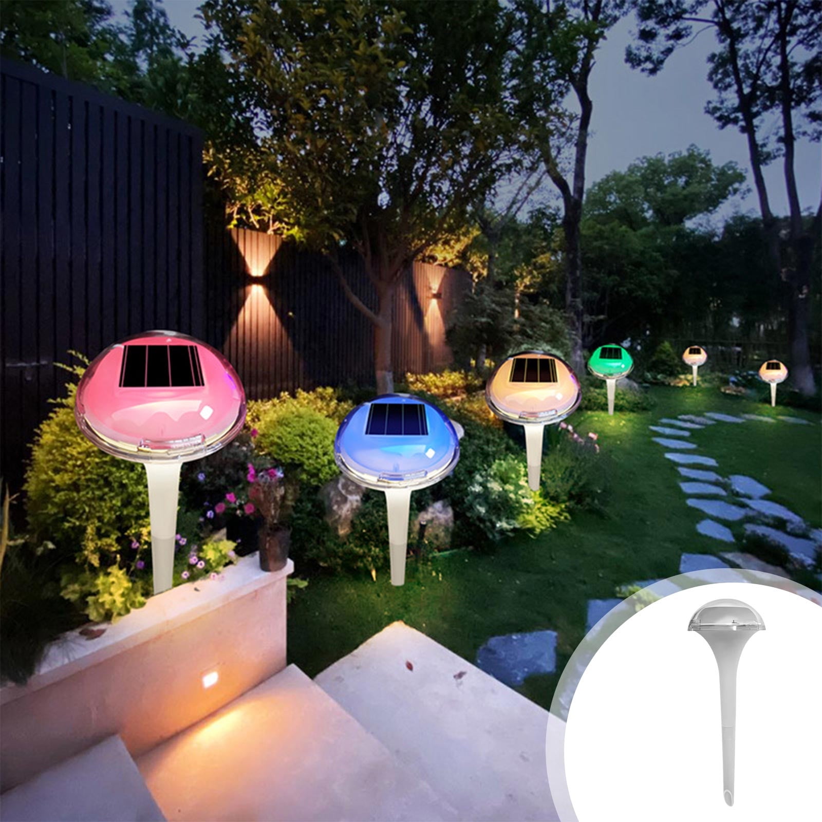Chmadoxn Solar Lights Outdoor LED Outdoor Solar Lights Land-scape Spotlights Garden Lights Wireless Solar Powered Outdoor Lights/Lighting For Yard Walkway Plastic solar light