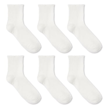 George Women's Quarter-Crew Socks 6-Pack