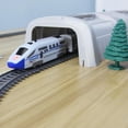 thumbnail image 4 of POINTERTECK 50pcs Simulation High Speed Rail Trains Electric Trains Harmony  Trains Model Set Overpass Piers Tunnels Carriage, 4 of 8