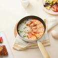 thumbnail image 4 of PRETXORVE Titanium Crystal Ceramic Frying Pan Frying Pan Household Nonstick Omelette Supplement Pan one Person Pan Nonstick Pan, 4 of 6