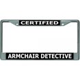 thumbnail image 1 of Fauteuil Certifié Détective Chrome License Cadre de Plaque, 1 of 1