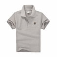 thumbnail image 1 of Polos pour Garçons Préados Gris Chemises d'Uniforme pour Garçons Polo d'Été Garçon Chemise à Manches Courtes Tenue pour Garçons 11-12 Ans, 1 of 2