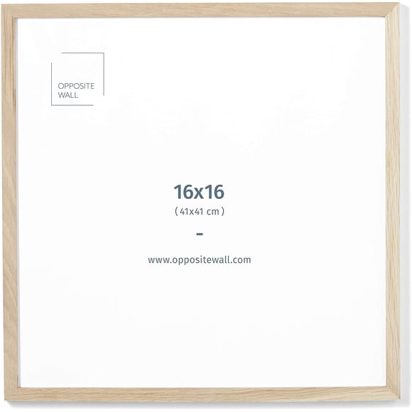 (19 ¾ x 27 ½ in | 50x70 cm) White Solid Oak Wood Picture Frame Poster Frame Wall Photo Frame
