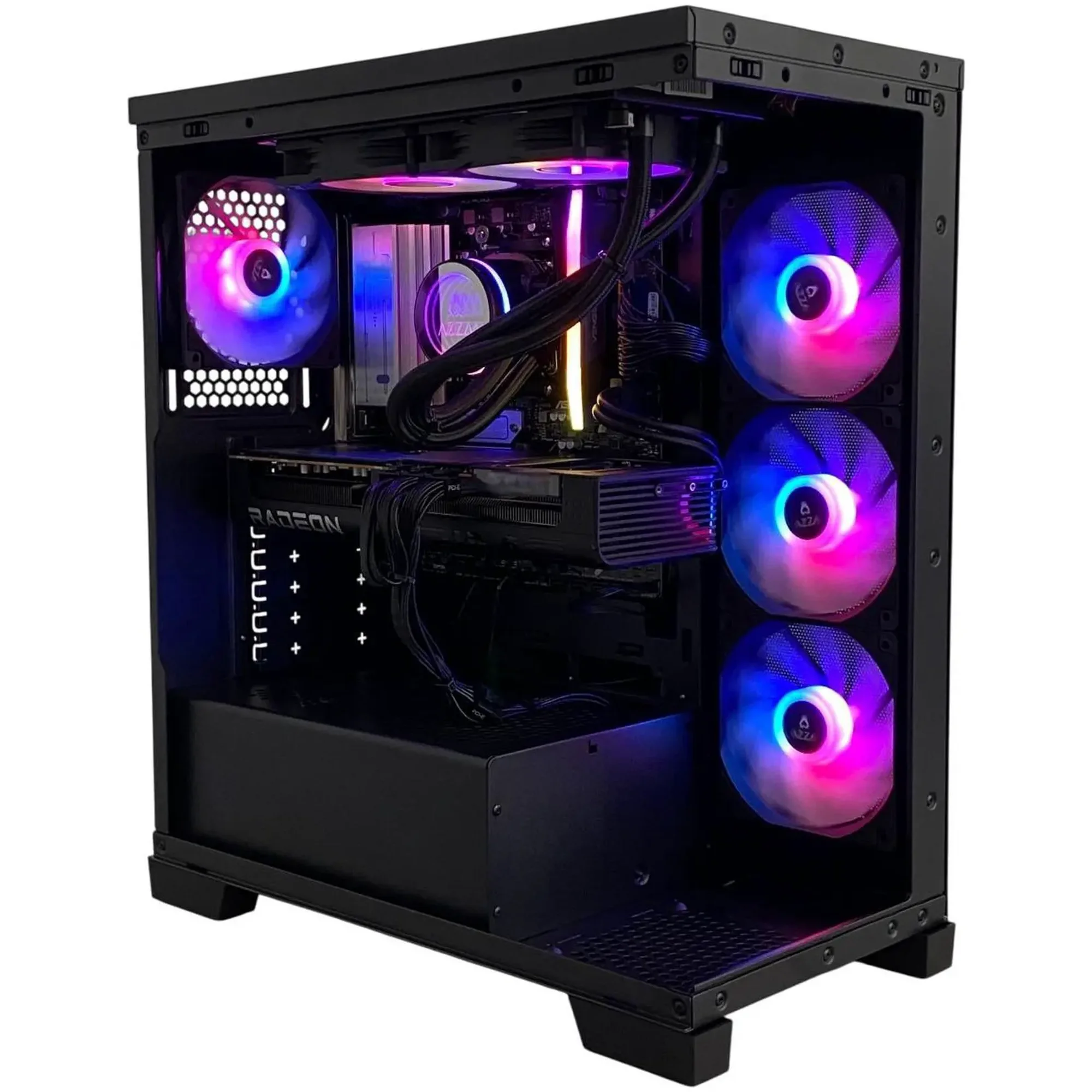 AZZA Carmel Gaming Desktop PC, AMD Ryzen 7 7800X3D, AMD Radeon RX