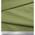 thumbnail image 3 of Soimoi Moss Georgette Fabric Plus Sign Small Printed Fabric 1 Yard 42 Inch Wide, 3 of 3