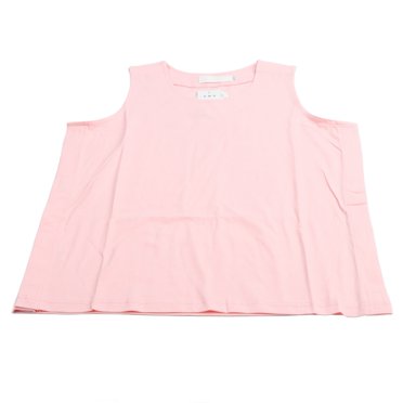 Sleeveless Tank Top, Easy on and Off Light Pink Post Surgery Shirt for Shoulder Arm Chest Recovery for the Handicapped M,L,XL
