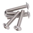 thumbnail image 3 of Kit de Vis à Tête Boutonnée, Prévention Chimique A2-70 Boutons en Acier Inoxydable Douille Roulement Plus Large Look Parfait pour la Construction, 3 of 8